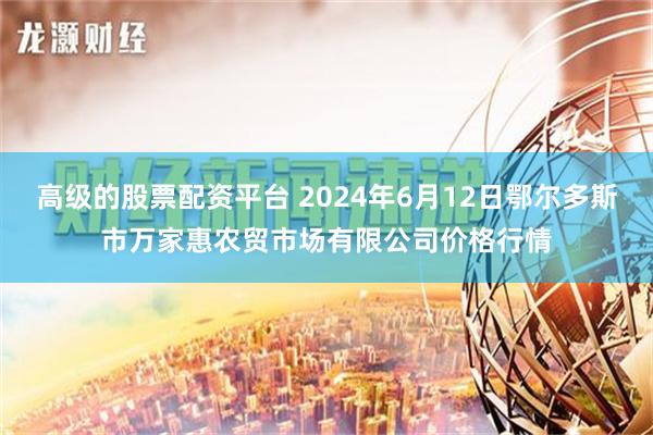 高级的股票配资平台 2024年6月12日鄂尔多斯市万家惠农贸市场有限公司价格行情