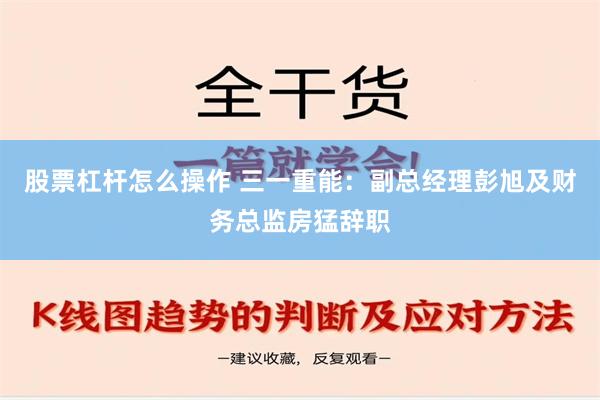 股票杠杆怎么操作 三一重能：副总经理彭旭及财务总监房猛辞职