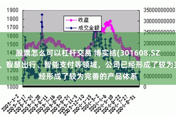 股票怎么可以杠杆交易 博实结(301608.SZ)：在智能交通、智慧出行、智能支付等领域，公司已经形成了较为完善的产品体系