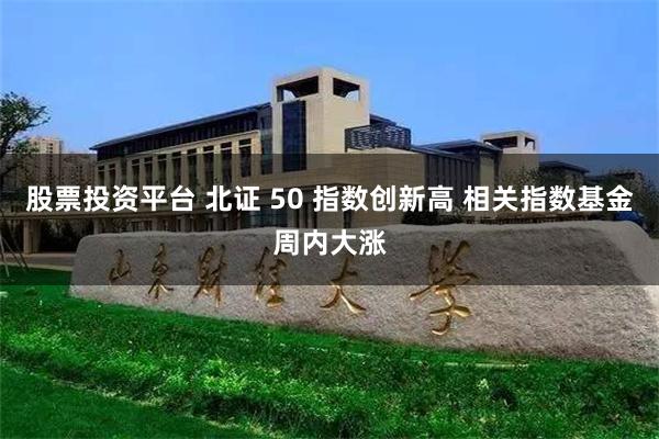 股票投资平台 北证 50 指数创新高 相关指数基金周内大涨